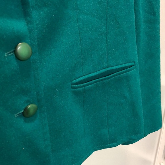 Vintage Pendleton Wool Suit Sz 8 2pc, Green - Picture 4 of 7